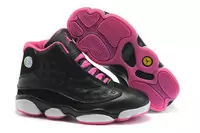 women nike air jordan 13 shoes pas cher black pink,nike air jordan 6 black